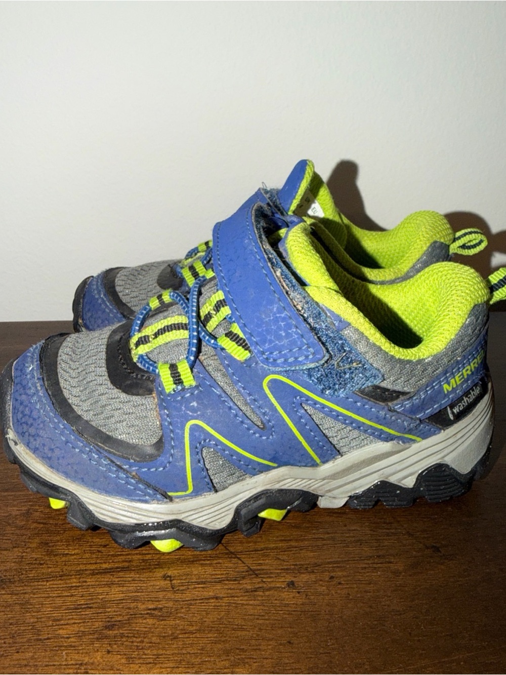 Merrell M-trail Quest Jr. Sneakers Shoes Boys Size 6W Mint Washable